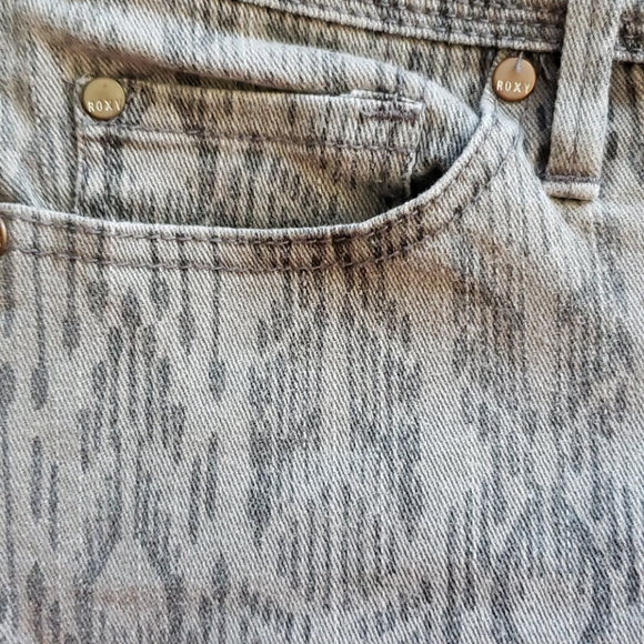 Roxy grey denim tribal print jeans - Picture 6 of 6